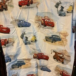 Pottery Barn Kids Organic Disney Cars Bed Sheet Full Size